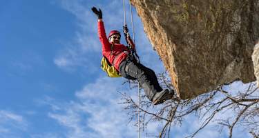Luftig - der Mini-Klettersteig Saas-Grund im Wallis