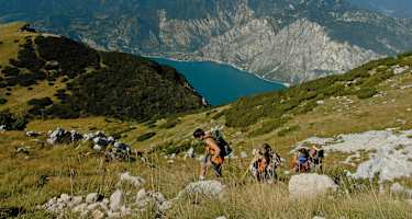 Abstieg vom Monte Baldo