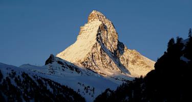 Das erste Tageslicht am Matterhorn
