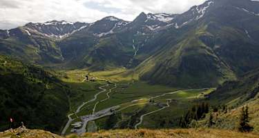 Blick auf Nassfeld bei Sportgastein