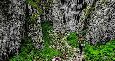 Durch die enge Notgasse