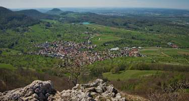 Blick vom Olgafels auf Glems