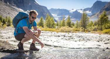 Eine Erfrischung ist auf der Tour Monte Rosa Matterhorn immer willkommen.