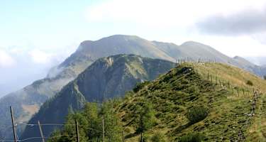Auf der vierten Etappe des Panoramaweges Südalpen