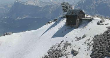 Das Rifugio Capanna Fassa auf dem Piz Boè
