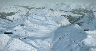 Übersicht Tour Piz Cristanas