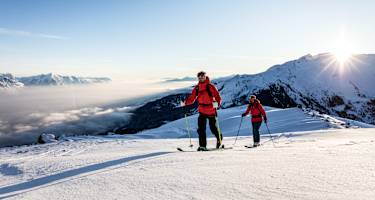 Auf der Piste zur Patscherkofel-Bergstation