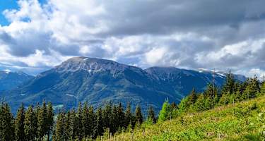 Blick auf Rax und Schneealm