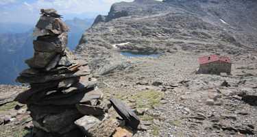 Die Rieserfernerhütte.