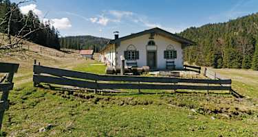 Die idyllische Luitpolder Alm.