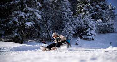 Rodelspaß für die ganze Familie am Kranzberg