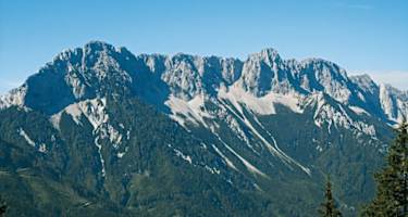 1) Der östliche Teil des rund 10 km langen Kammes der Koschuta.