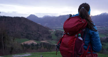 Ausblick von der Dandlbergalm