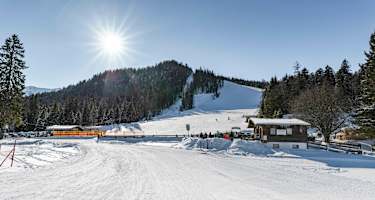 Die Skipiste beim Rofanlift II in Steinberg am Rofan