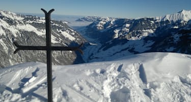 Vom Gipfel des Salistocks hat man eine herrliche Aussicht auf das Engelberger Tal.