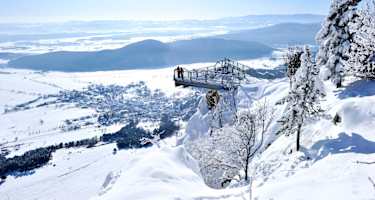 Der Skywalk auf der Hohen Wand bietet einen fantastischen Ausblick.