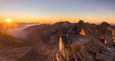 Sonnenuntergang Säuleck