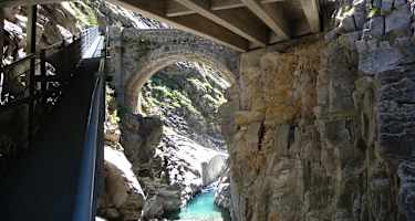 Blick in die Gondoschlucht