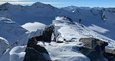 Kurz vor dem Gipfel des Hinteren Daunkopf