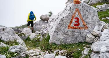Unterwegs am Dolomiten Höhenweg 3