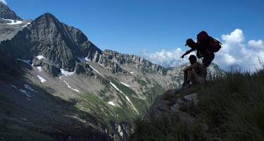 Unterwegs auf der fünften Etappe der Via Alta Vallemaggia