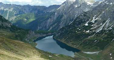 Panoramaerlebnis hoch über dem Tappenkarsee 1.820m