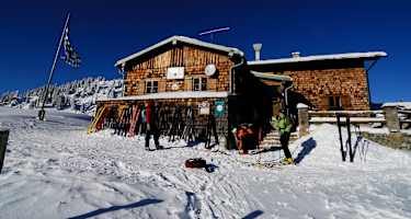 Das Taubensteinhaus im Winter