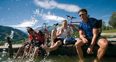 Steg am Uttendorfer Badesee