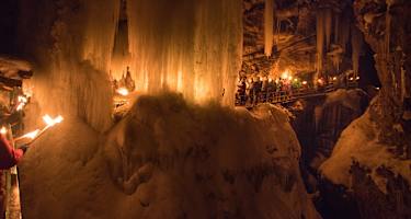 Fackelwanderung in der Breitachklamm.