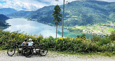 Tolle Aussicht auf den Ossiacher See von der Ossiacher Tauern Tour.