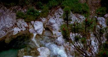 Die Trögener Klamm mit ihren Gumpen