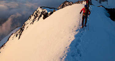 Am Gipfel des Fluchtkogels