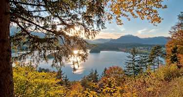 Taborhöhe, Blick auf den Faaker See