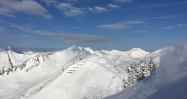 Blick ins Schwarzwassertal mit Steinmandl