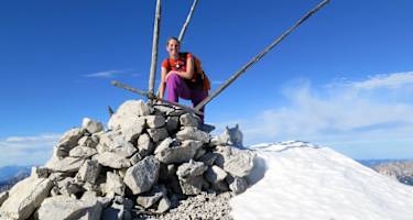 Das etwas skurile Gipfelkreuz
