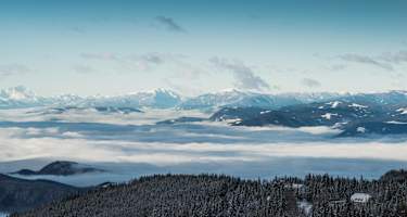 Herrliches Panorama mit Weitblicken hoch über den Görtschitztal