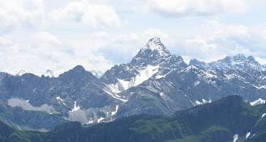 Blick auf den Hochvogel