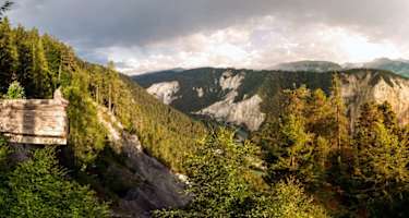 Aussichtsplattform Islabord bei Versam
