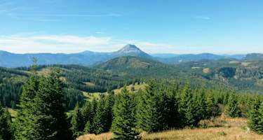 Blick vom Hennesteck