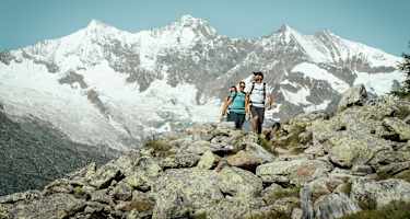 Weites Panorama auf dem Almageller Höhenweg