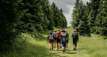 Auf dem Kammweg beim Fichtelberg