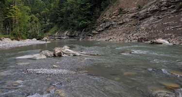 In der Schlucht der Bregenzer Ache