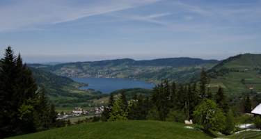 Fantastischer Ausblick ins Ägerital.