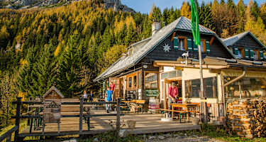 Die Edelweißhütte am Schneeberg