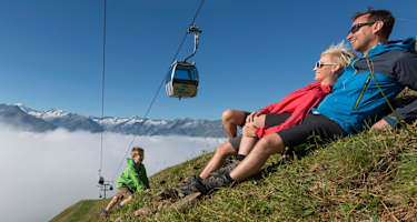 Mit der Wildkogelbahn ins Wandervergnügen.