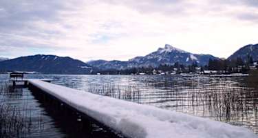 Winteridylle am stillen Mondsee