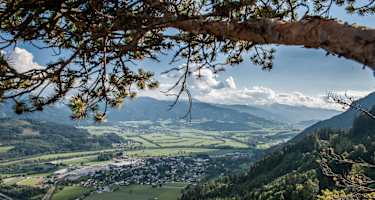 Ausblick vom Fürstensteig ins Ennstal