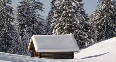 Verschneite Winterlandschaft