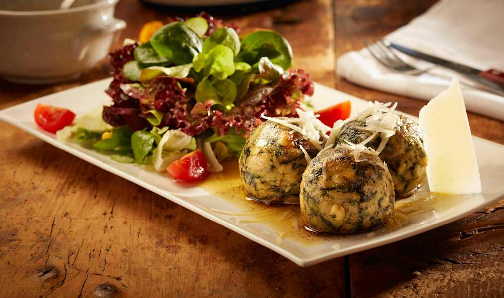 Knödelgericht im Spielberghaus