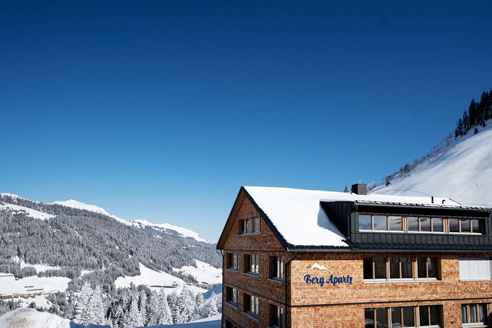 Apartment außen Winter